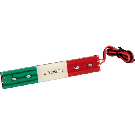 Bandiera Italia luminosa a 6 led, 24V (1/5)