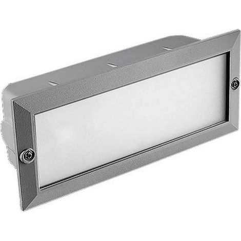 Empotrable De Pared Ip44 Tamesis E27 60W Gris 1055Lm