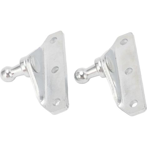 Paire de vérins à gaz à ressort, douille à rotule M10, acier zingué pour camping-cars et caravanes. (1/5)