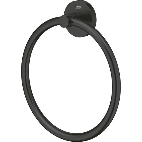 Grohe QuickFix Start - Handtuchhalter, schwarz matt 411742430 (1/5)