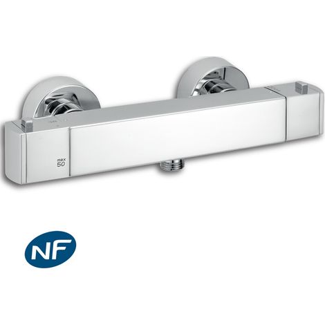 Huber Munchen Thermostat-Duschmischer verchromt