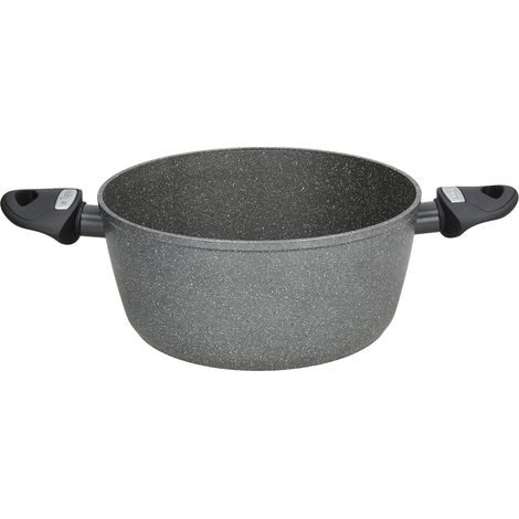 Casseruola 2 manici 20 cm tognana mythos marble grigio cucina accessori (1/2)