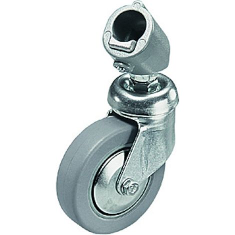 Manfrotto 109 Set 3 Ruote con Adattattore, 80 mm, Grigio