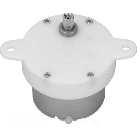 Riduttore del motore di CC 12V 10 giri / min, Coppia Elevata con Frizione Silenzioso e Connettori (1/5)