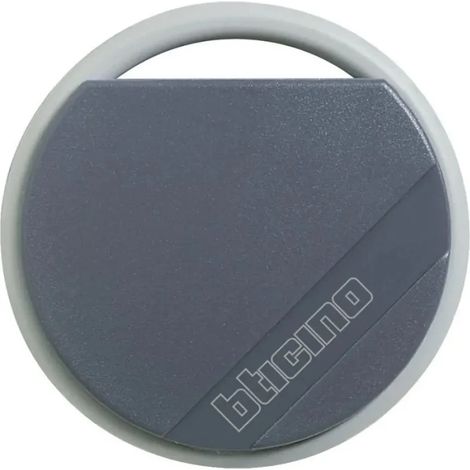 Bticino – Badge de proximité résident 13,56 MHz – Couleur noir – Lecture/écriture – Pour accès sécurisé