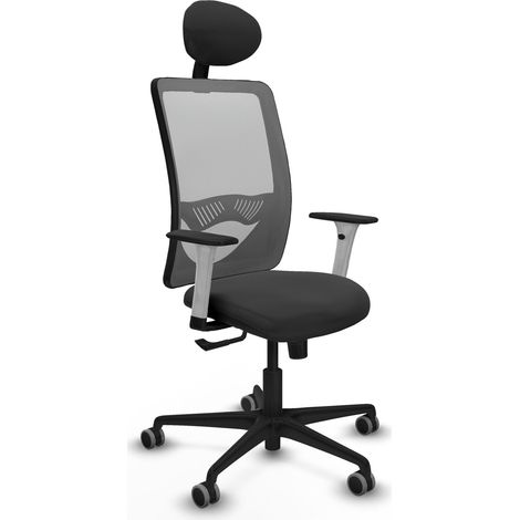 Silla piqueras y crespo Zulema transparente con reposacabezas ajustable (1/2)