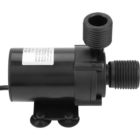 Mini pompe à eau CC sans balais pour chauffe-eau solaire 24 V -40 °C 100 °C (1/5)