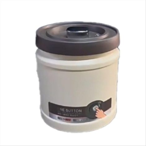 Boîte hermétique sous vide en acier inoxydable pour grains de café, thé et noix, 1600 ml (1/5)