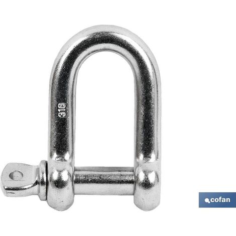 Gerader Schäkel M-22 verzinkt