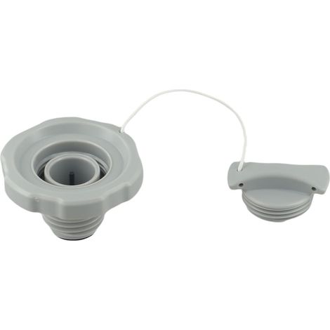 Valve d'air pour Duraplus Spa P05767 Bouchon à vis en métal Gris Pièce de rechange Anti-fuite 5 x 5 x 3 cm (1/5)