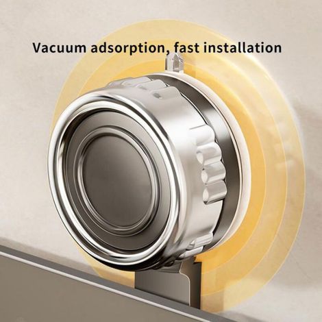 Porte-savon - Etagère Douche Ventouse - 30 cm - Alliage D'aluminium - Salle De Bain - 1 Pièce (1/4)