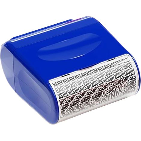 Rollstempel Rollo zum Schutz persönlicher Daten