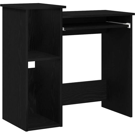 Maison Exclusive - Schreibtisch mit Regalen Schwarz 84x40x78 cm H