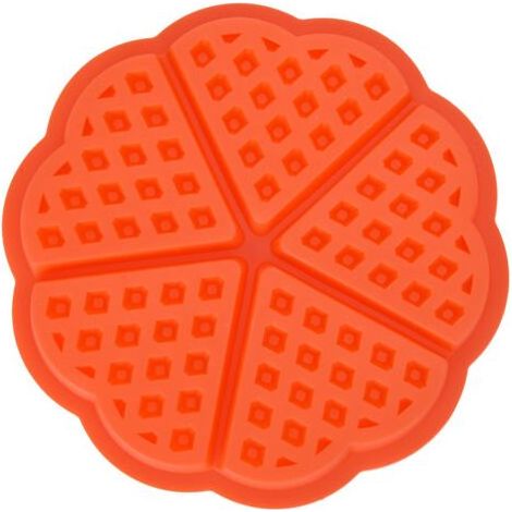 Moule À Gaufres - Silicone Alimentaire - 4 Ou 5 Cavités Rondes - Pour Gâteaux Chocolats Et Bonbons - 1 Pièce