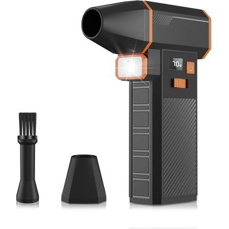Souffleur Air Comprimé Professionnel 130 000 TR/Min, Portable Mini Soufflette sans Fil 8 000 mAh pour Nettoyage Voiture, Atelier, Clavier, Meubles - Dépoussiérage Puissant & Séchage Rapide