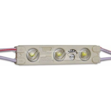 Module LED V-TAC SMD2835 1 W 100 lm/W 12 V 3 LED bleues IP65 Fils à souder