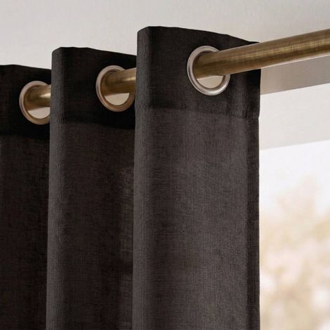 Rideau tamisant 100% coton flammé 140x250cm