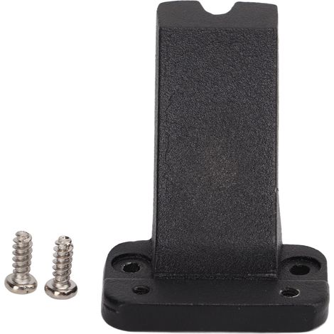 Support de garde-boue pour trottinette Xiaomi PRO2, en alliage d'aluminium noir résistant, avec vis de fixation et base pour feu arrière. (1/5)
