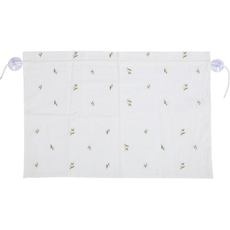Stores pare-soleil occultants UV pour vitres latérales voiture, protection solaire réglable, stores blanc olive. (1/5)