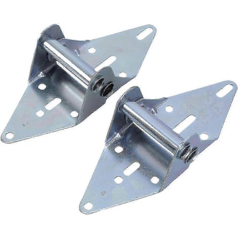 Cerniera per binario liscia e senza sbavature, set di 2 cerniere, ricambi per la riparazione di porte da garage. (1/5)