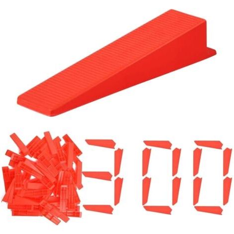 300 Pièces Kit de Nivellement pour Carrelage, 75mm Entretoise de Nivellement Carrelage, Outil D'installation de Pose de Carrelage, pour La Construction de Murs Et de Sols