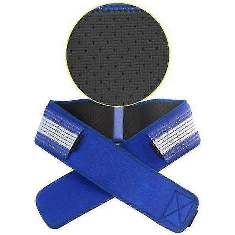 Rückenschmerz- und Ischias-Stützgürtel blau 140 cm (1/4)