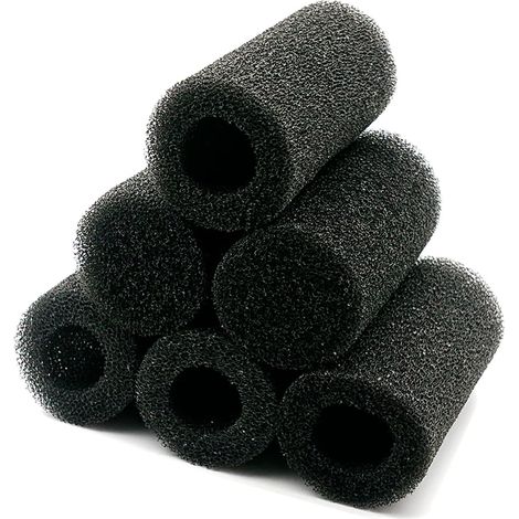 CCYKXA6 pièces pré-Filtre éponge Aquarium Mousse éponge Rouleau Couvercle de Filtre d'admission Pompe à Air Filtre de Remplacement pour Aquarium Accessoires (1/5)