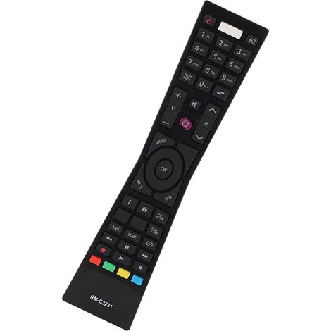 Ersatzfernbedienung für JVC-Fernseher mit großen Tasten, großer Reichweite von 8 m, kompatibel mit LT-32C660 (1/5)