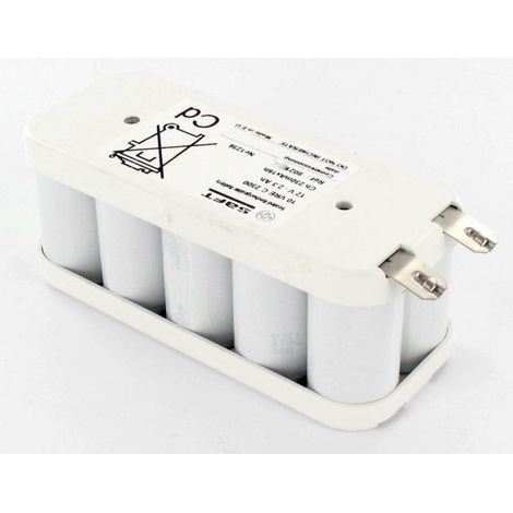 Batterie Ni-Cd 12V 2.5Ah 10VnTCu (802189)
