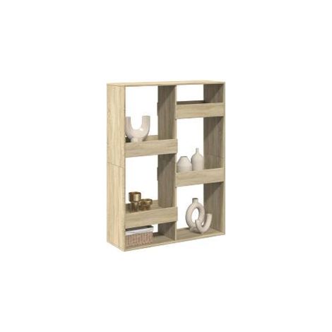 Cloison de séparation chêne sonoma 100x33x135 bois ingénierie (1/5)