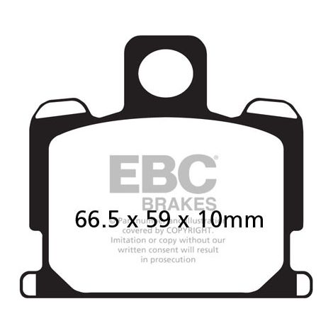 Pastillas de freno EBC FA070 (juego para 1 disco)