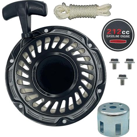 GX160 Black Launcher w/ Pulley Cup for GX120 GX200 212 196 224 208cc 5.5 6.5 HP Small Engines pour GX 160 120 200 GX120 GX200 212 196 224 208 CC 5.5 6.5 HP Petits Moteurs (1/5)
