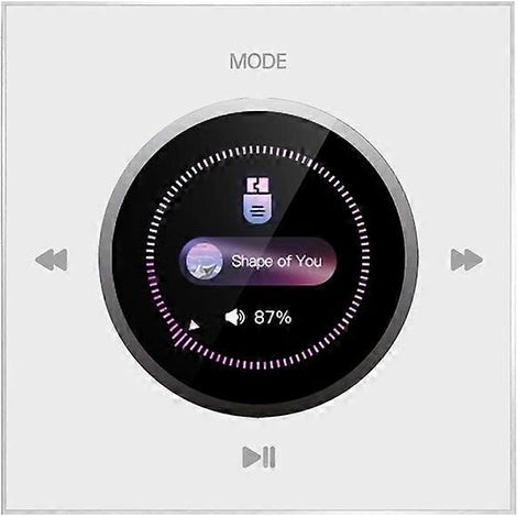 Wandmontiertes Bluetooth-Audio-Bedienfeld, 86 Deckenlautsprecher für ein Ambient-Musiksystem zu Hause, weiß (1/5)