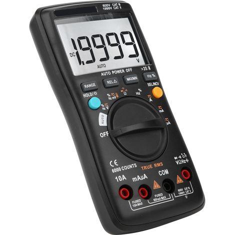Multimètre numérique sans fil ZT-300AB True RMS AC/DC, mesure de résistance, de capacité et de température avec 6000 points de mesure (1/5)