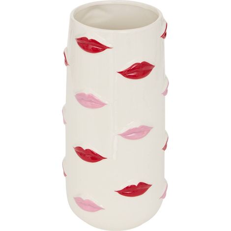 Vase de Noël forme bouche H. 27,5 cm - Feeric lights & christmas (1/2)