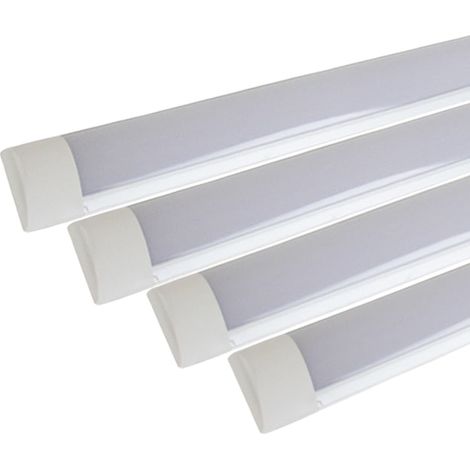 Pack de  4 - Réglette LED 90cm 36W - Blanc Chaud  - SILUMEN