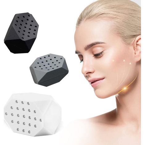 3 Pcs Double Chin Reducer, Jawliner Exerciser, Facial Muscle Exerciser, Jaw Exerciser, Define your jawline, slim and tone your face (1/5)