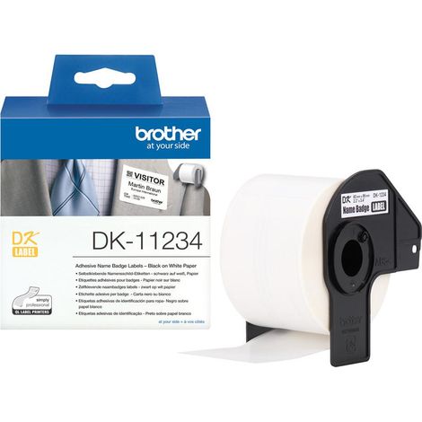 Brother DK-11234 Druckeretikett Weiß Selbstklebendes Druckeretikett (1/3)