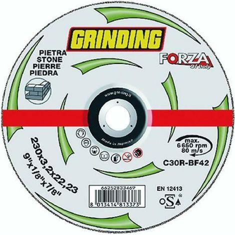 Disco Abrasivo Para Piedra Diam.115 X 3,2 Forzagrinding (1/2)
