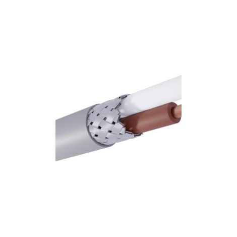 Câble blindé multiconducteur 2x0,75mm² – Protection contre interférences – Pour installations fixes et mobiles – À la coupe au mètre – Cable Courant Fort