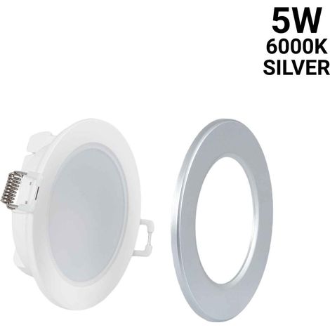 Kit Downlight LED Exterior 5W - IP65 - Aro Intercambiable -