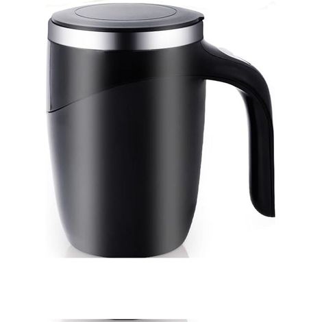Tasse À Agitation Magnétique - Acier Inoxydable 304 - Capacité 380 ml - Rechargeable USB - Pour Bureau Maison Voyage - 1 Pièce (1/5)