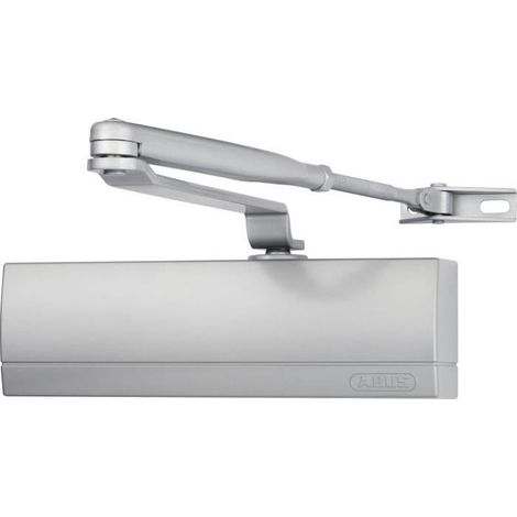 Ferme-porte - ABUS - AC6124 S - Fermeture silencieuse et sécurisée pour bureaux et appartements jusqu'à 1,10 m - Max 80 kg - Réglable (1/3)