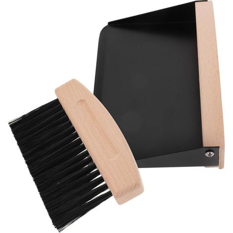 Mini pelle et balayette à poils en nylon pour le nettoyage des tables (1/5)