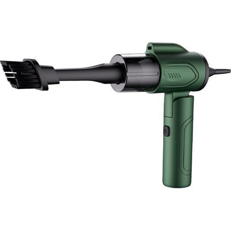 Aspirateur voiture sans fil 3 en 1 à main souffleur pompe gonflable pliable à 90° multifonction pour maison, bureau et intérieur voiture (1/5)