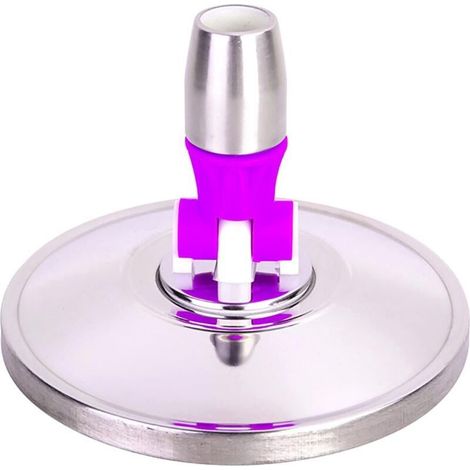 Pièce de base de rechange pour tête de balai à essorage rotatif - Remplacement facile de la tête de balai à essorage 360° - Taille standard ronde - 1 unité (1/4)
