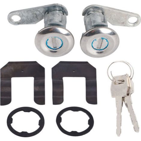 Cylindre de verrouillage de sécurité pour portière, facile à installer, en métal, compatible Ford et Mercury. (1/5)