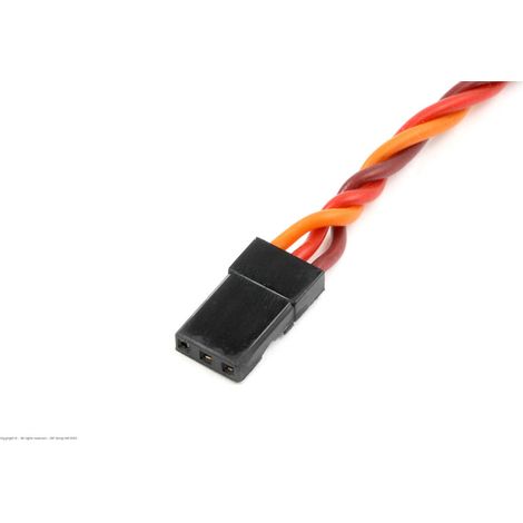 Revtec - Servo Lead - Twisted - JR/Hitec - Male - 22AWG / 60 Strands - 30cm - 1 pc