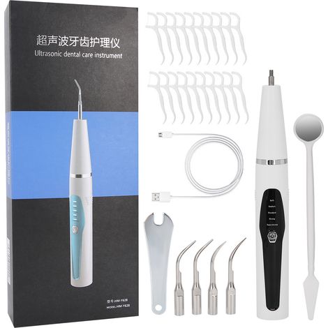 Détartreur Ultrasonique Portable - Élimine le Tartre, Blanchit les Dents et Nettoie les Taches Dentaires (1/5)