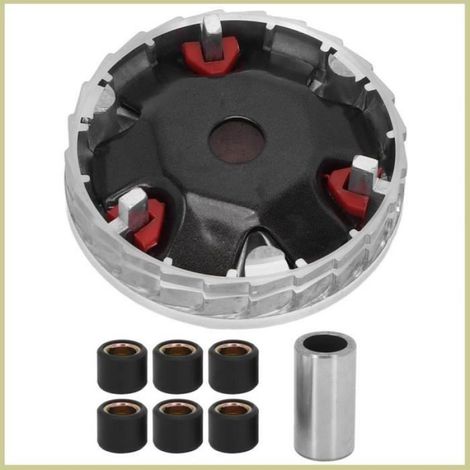 1 Kit variateur de course, rouleaux 6,5g, cuivre et nylon, dissipation thermique, pour moteur GY6 50cc (1/4)